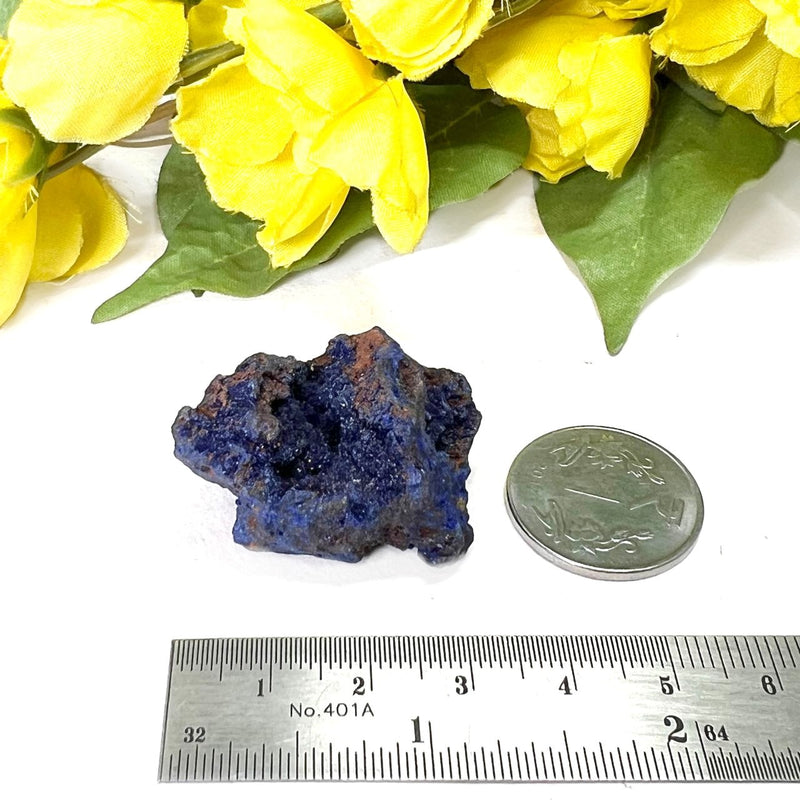 Azurite Mineral Specimen from Morocco (Enhance Psychic Powers)