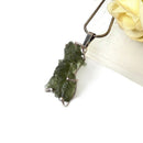 Moldavite Silver Pendant from Besednice (Czech Republic)