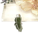 Moldavite Silver Pendant from Besednice (Czech Republic)