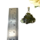 Moldavite Silver Pendant from Besednice (Czech Republic)