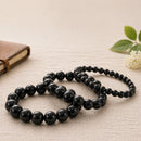 Black Onyx Round Bead Bracelet (Inner Strength)