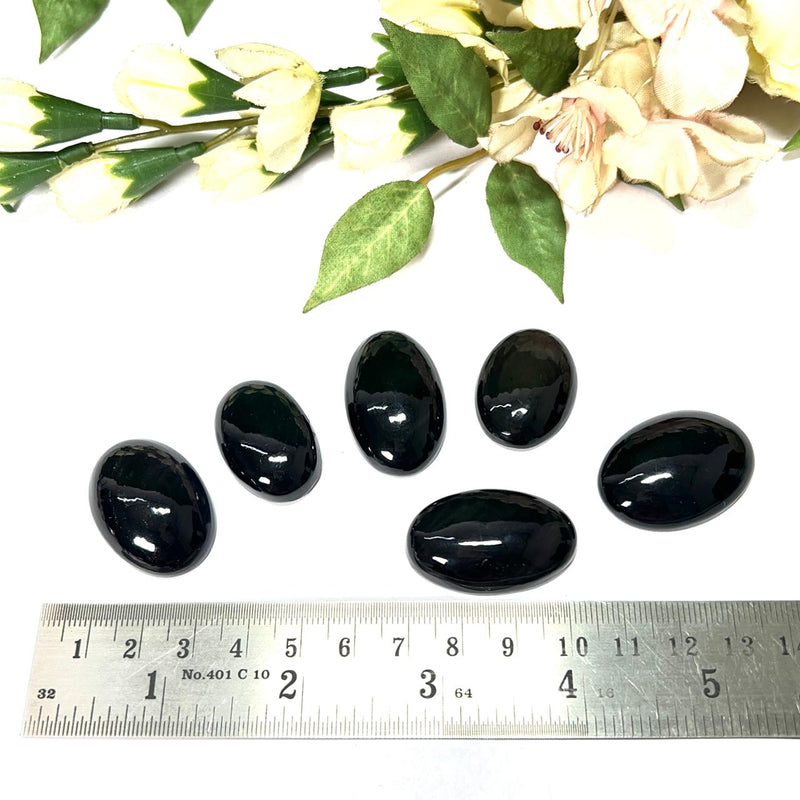 Black Obsidian Cabochon (Grounding & Protection)