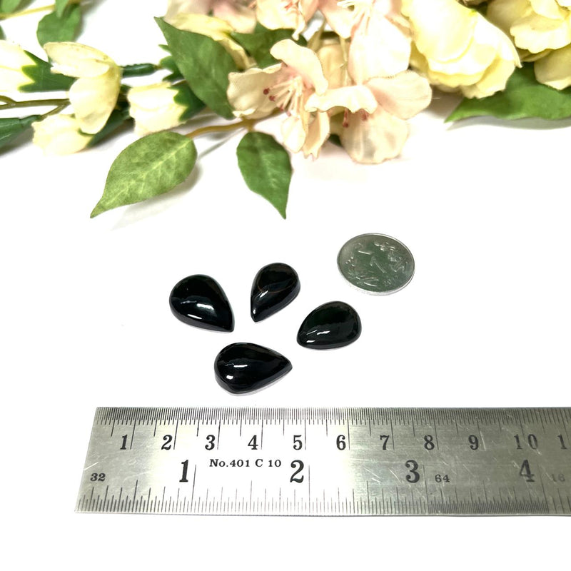 Black Obsidian Cabochon (Grounding & Protection)