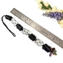 Black Tourmaline and Selenite Hanging for Protection ( Door Hangers )