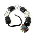 Black Tourmaline and Selenite Hanging for Protection ( Door Hangers )