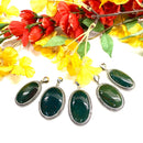 Bloodstone Premium Pendants in Silver
