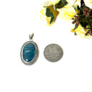 Blue Apatite Silver Pendant Premium Collection (Help in Weight Loss)