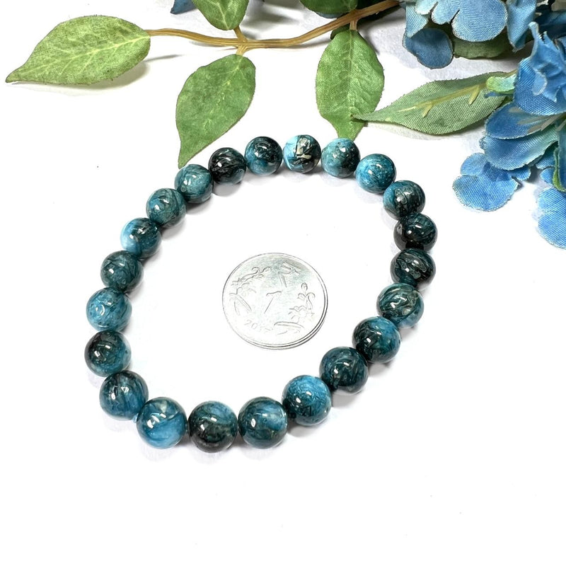 Blue Aragonite Bracelet (Compassion & Communication)