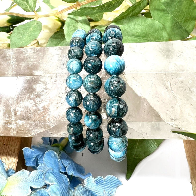 Blue Aragonite Bracelet (Compassion & Communication)