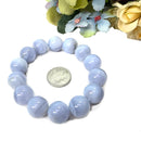 Blue Lace Agate Bracelet (Calm Communication)