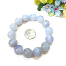 Blue Lace Agate Bracelet (Calm Communication)