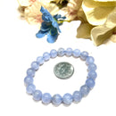 Blue Lace Agate Bracelet (Calm Communication)
