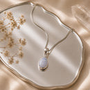 Blue Lace Agate Small Pendants in Silver (Communication)