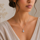 Blue Lace Agate Small Pendants in Silver (Communication)
