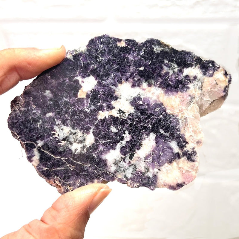 Blue Lepidolite Slice