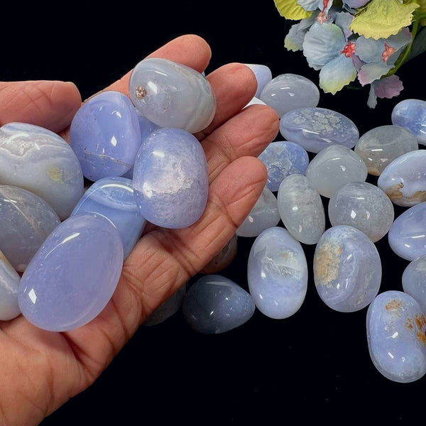 Blue Lace Agate Tumble (Public Speaking and Communication)