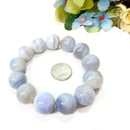 Blue Lace Agate Bracelet (Calm Communication)