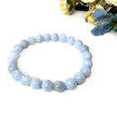 Blue Lace Agate Bracelet (Calm Communication)