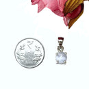 Blue Lace Agate Small Pendants in Silver (Communication)