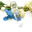 Blue Lace Agate Adjustable Rings in Silver