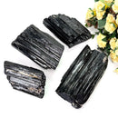 Rough Black Tourmaline from Brazil (Grounding & Protection)
