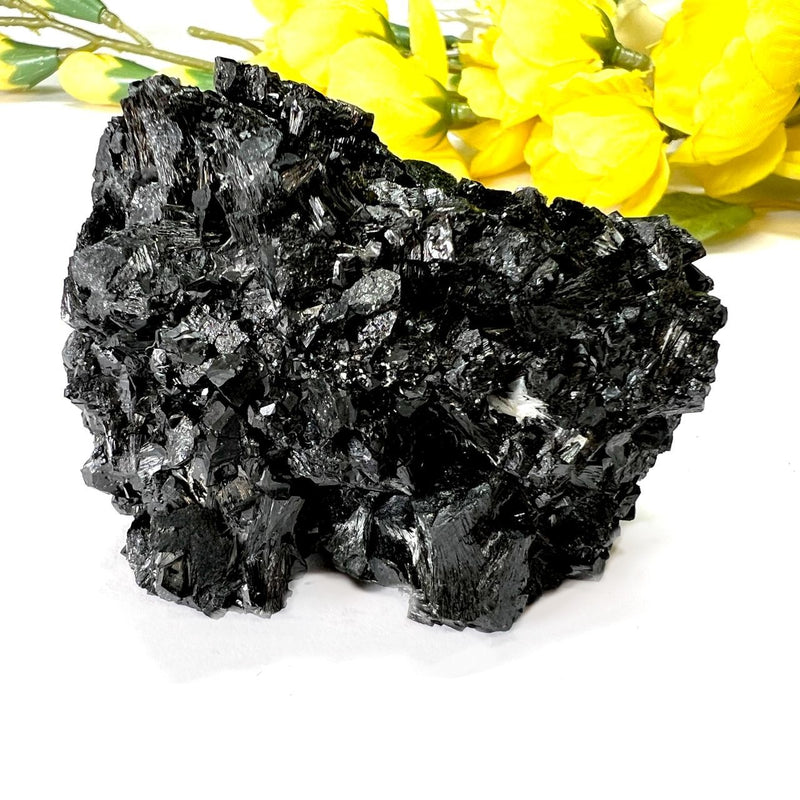 Black Tourmaline Clusters (Grounding & Protection)