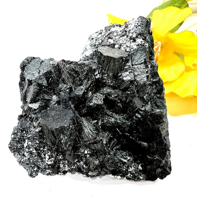 Black Tourmaline Clusters (Grounding & Protection)