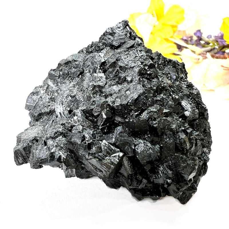 Black Tourmaline Clusters (Grounding & Protection)