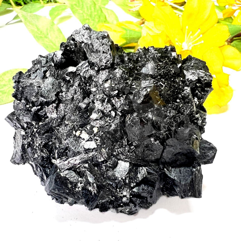 Black Tourmaline Clusters (Grounding & Protection)