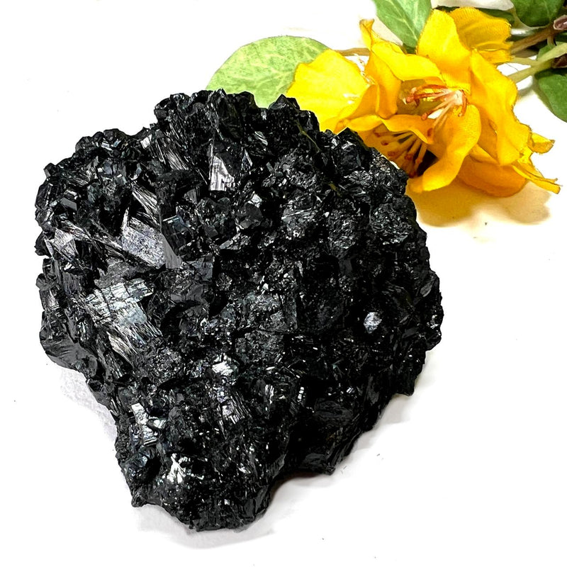 Black Tourmaline Clusters (Grounding & Protection)