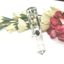 Black Tourmaline Adjustable Ring in Silver (Protection from Evil Eye)