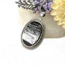 Black Tourmaline Rough Premium Pendants in Silver (Protection from Negative Energy)