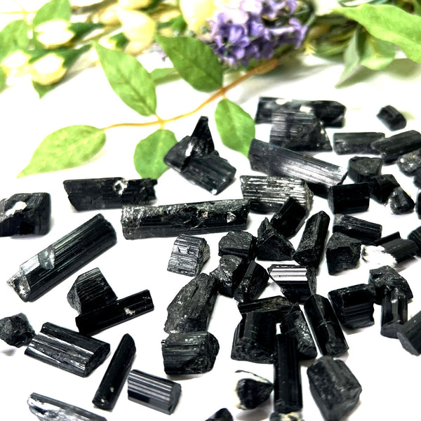 Premium Black Tourmaline Rough from Skardu (Protection)