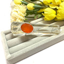 Carnelian Adjustable Ring in Silver