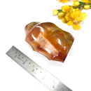 Carnelian Twisted Flames (Energy & Passion)