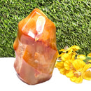 Carnelian Twisted Flames (Energy & Passion)