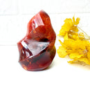 Small Carnelian Twisted Flames (Creativity & Passion)