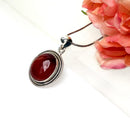 Carnelian Pendants Premium Collection in Silver
