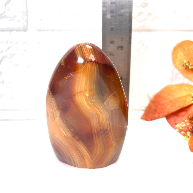Carnelian Polished Flames (Creativity & Passion)