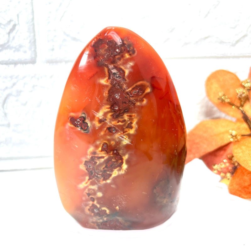 Carnelian Polished Flames (Creativity & Passion)
