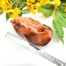 Carnelian Twisted Flames (Energy & Passion)