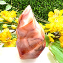 Carnelian Twisted Flames (Energy & Passion)