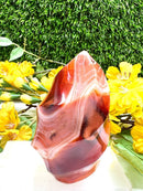 Carnelian Twisted Flames (Energy & Passion)