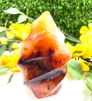 Carnelian Twisted Flames (Energy & Passion)