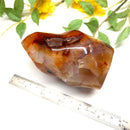 Carnelian Twisted Flames (Energy & Passion)
