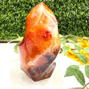 Carnelian Twisted Flames (Energy & Passion)