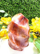 Carnelian Twisted Flames (Energy & Passion)