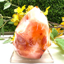 Carnelian Twisted Flames (Energy & Passion)