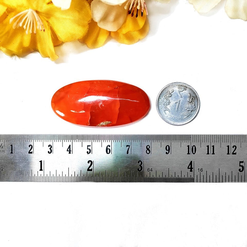 Carnelian Cabochon (Creativity & Passion)