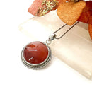 Carnelian Pendants Premium Collection in Silver